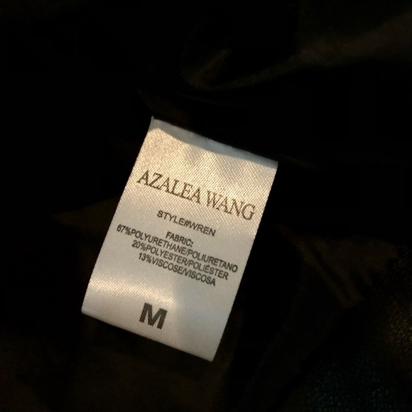 🚨 Azalea Wang Rhinestone Studded Black Faux Leather Jacket for Women - Picture 5 of 5